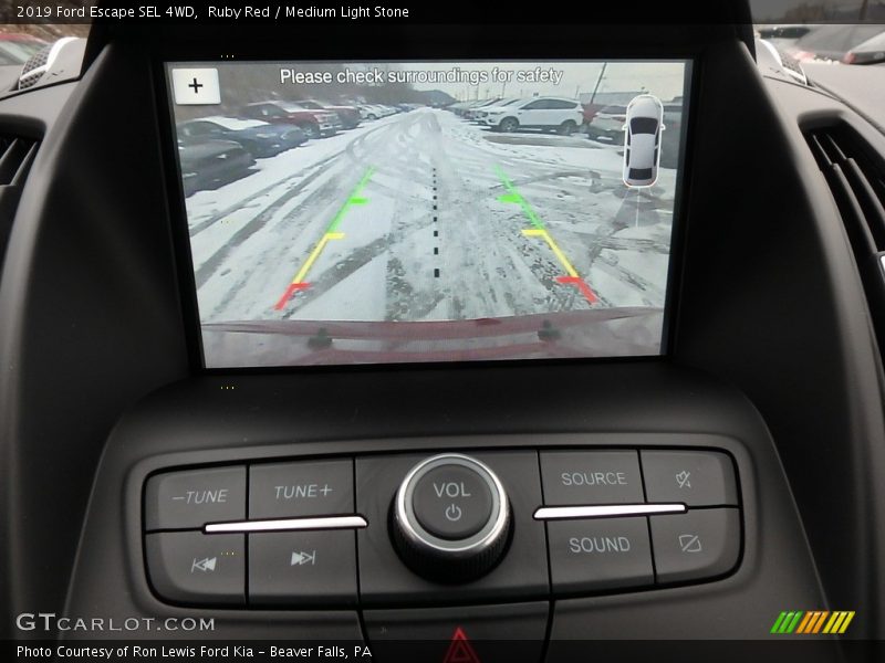 Ruby Red / Medium Light Stone 2019 Ford Escape SEL 4WD