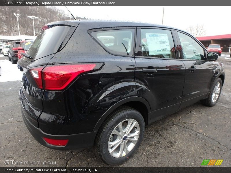Agate Black / Chromite Gray/Charcoal Black 2019 Ford Escape S
