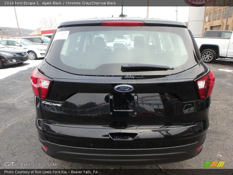 Agate Black / Chromite Gray/Charcoal Black 2019 Ford Escape S