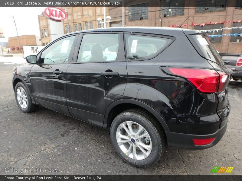 Agate Black / Chromite Gray/Charcoal Black 2019 Ford Escape S