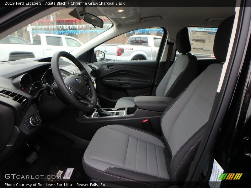 Agate Black / Chromite Gray/Charcoal Black 2019 Ford Escape S