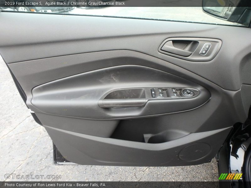Agate Black / Chromite Gray/Charcoal Black 2019 Ford Escape S