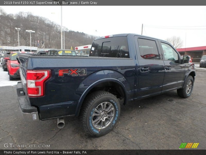 Blue Jeans / Earth Gray 2019 Ford F150 XLT SuperCrew 4x4