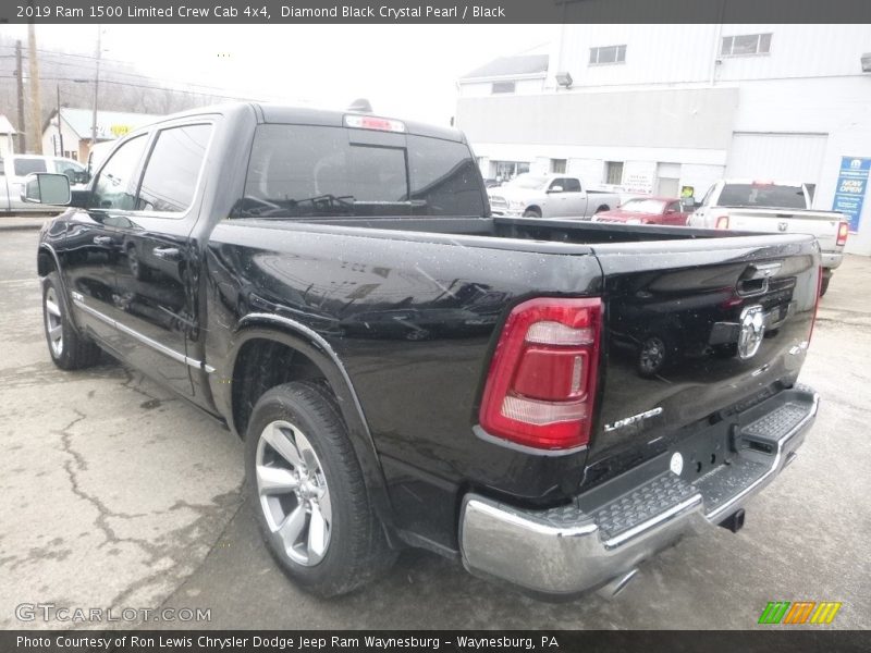 Diamond Black Crystal Pearl / Black 2019 Ram 1500 Limited Crew Cab 4x4