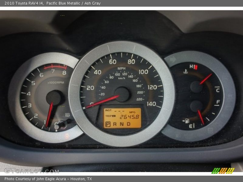 Pacific Blue Metallic / Ash Gray 2010 Toyota RAV4 I4