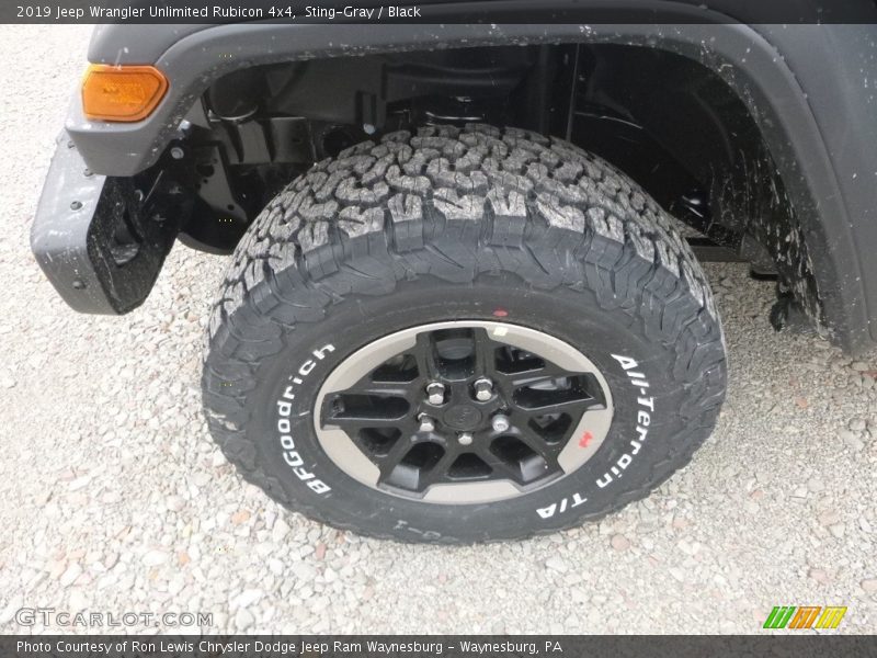 Sting-Gray / Black 2019 Jeep Wrangler Unlimited Rubicon 4x4