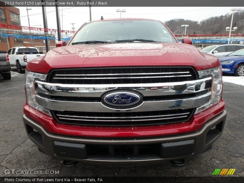 Ruby Red / Black 2019 Ford F150 Lariat SuperCrew 4x4