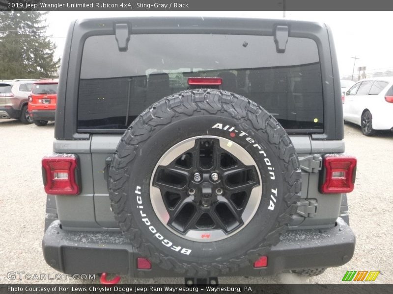 Sting-Gray / Black 2019 Jeep Wrangler Unlimited Rubicon 4x4