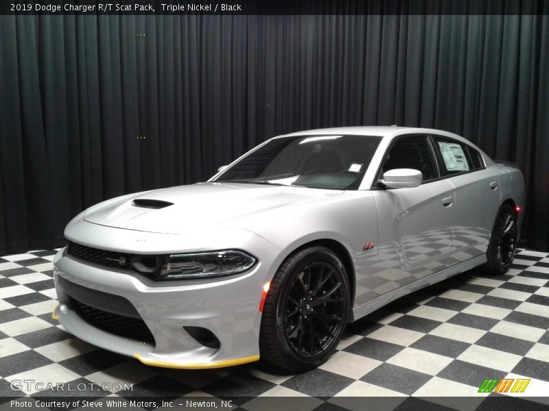 Triple Nickel / Black 2019 Dodge Charger R/T Scat Pack