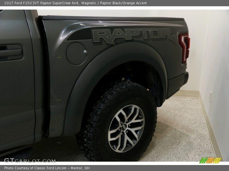 Magnetic / Raptor Black/Orange Accent 2017 Ford F150 SVT Raptor SuperCrew 4x4