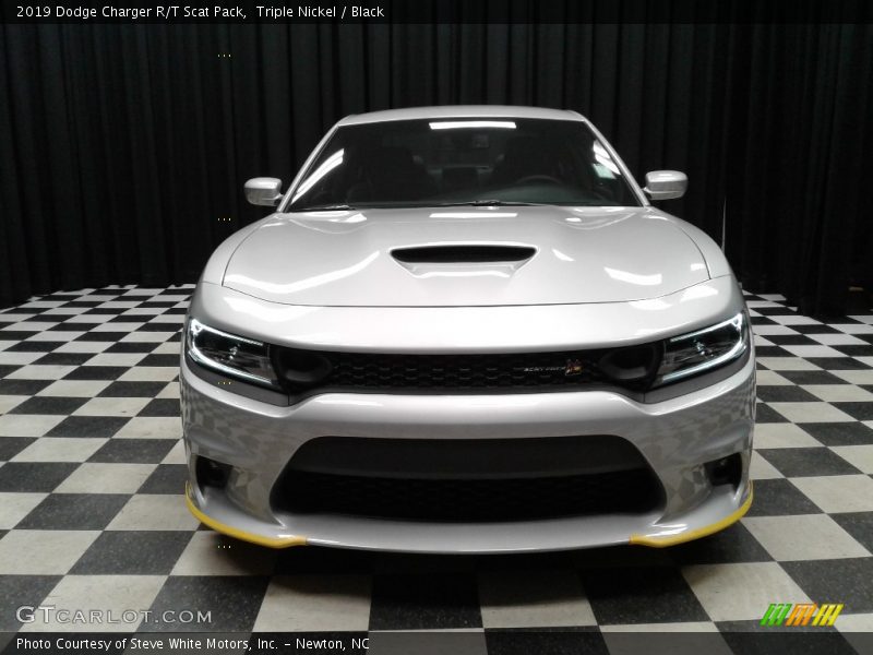 Triple Nickel / Black 2019 Dodge Charger R/T Scat Pack