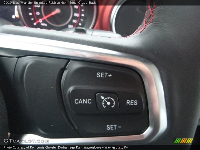 Sting-Gray / Black 2019 Jeep Wrangler Unlimited Rubicon 4x4