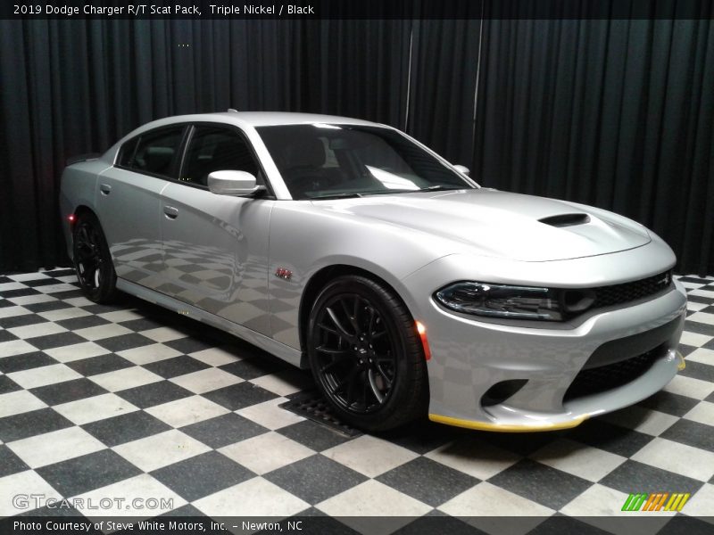 Triple Nickel / Black 2019 Dodge Charger R/T Scat Pack