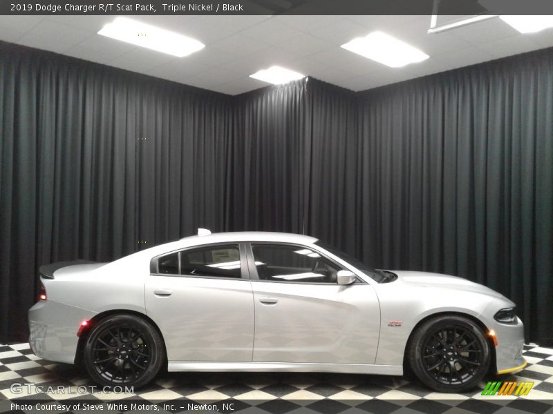 Triple Nickel / Black 2019 Dodge Charger R/T Scat Pack