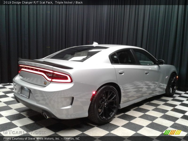 Triple Nickel / Black 2019 Dodge Charger R/T Scat Pack