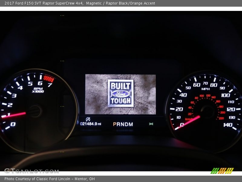 Magnetic / Raptor Black/Orange Accent 2017 Ford F150 SVT Raptor SuperCrew 4x4