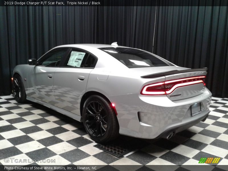 Triple Nickel / Black 2019 Dodge Charger R/T Scat Pack