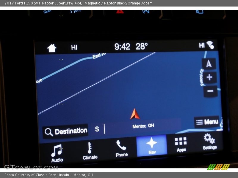 Magnetic / Raptor Black/Orange Accent 2017 Ford F150 SVT Raptor SuperCrew 4x4