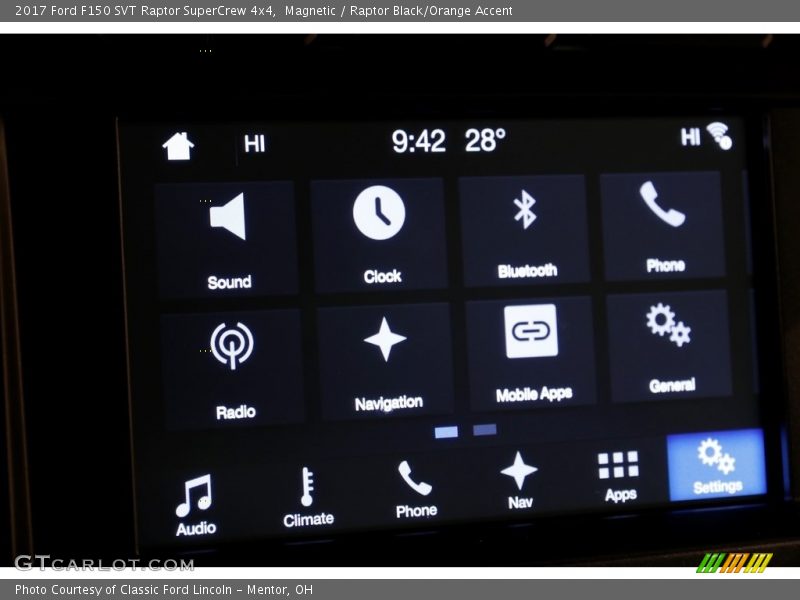 Magnetic / Raptor Black/Orange Accent 2017 Ford F150 SVT Raptor SuperCrew 4x4