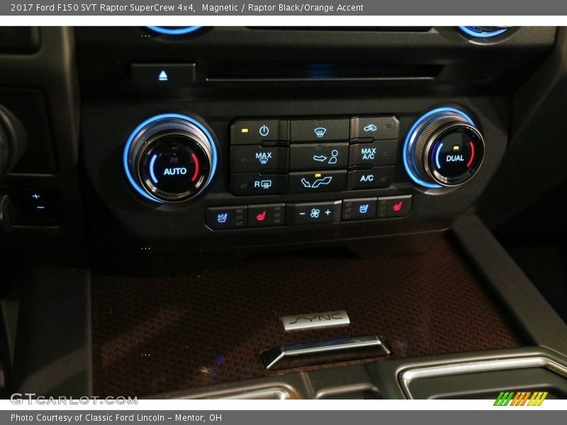 Magnetic / Raptor Black/Orange Accent 2017 Ford F150 SVT Raptor SuperCrew 4x4