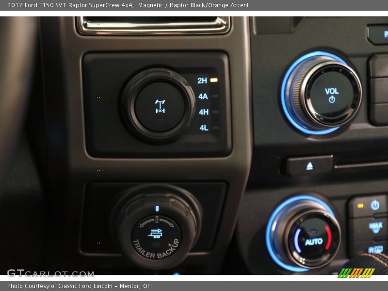 Magnetic / Raptor Black/Orange Accent 2017 Ford F150 SVT Raptor SuperCrew 4x4