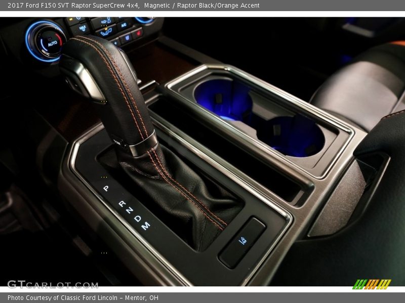 Magnetic / Raptor Black/Orange Accent 2017 Ford F150 SVT Raptor SuperCrew 4x4