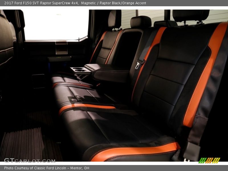 Magnetic / Raptor Black/Orange Accent 2017 Ford F150 SVT Raptor SuperCrew 4x4