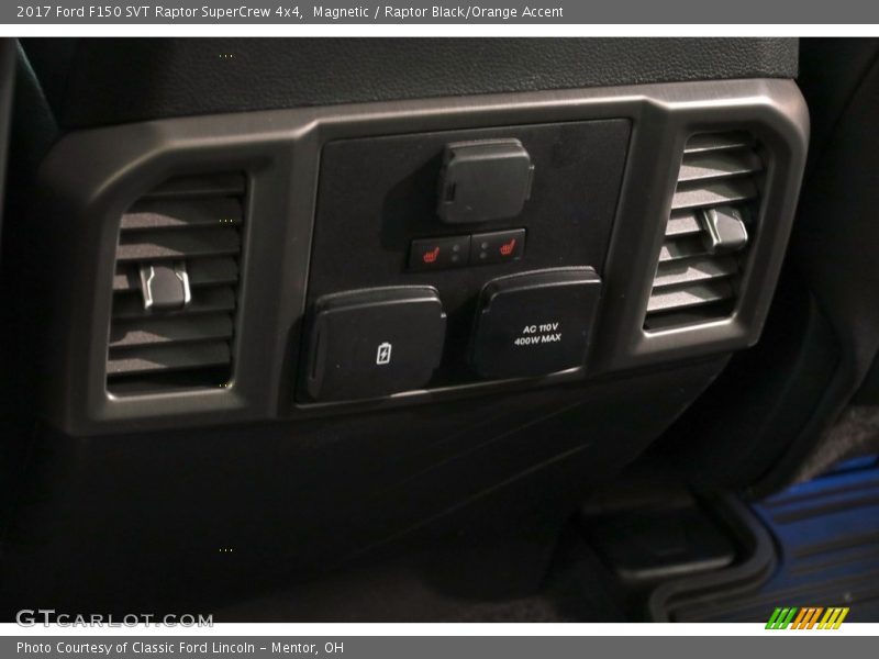 Magnetic / Raptor Black/Orange Accent 2017 Ford F150 SVT Raptor SuperCrew 4x4