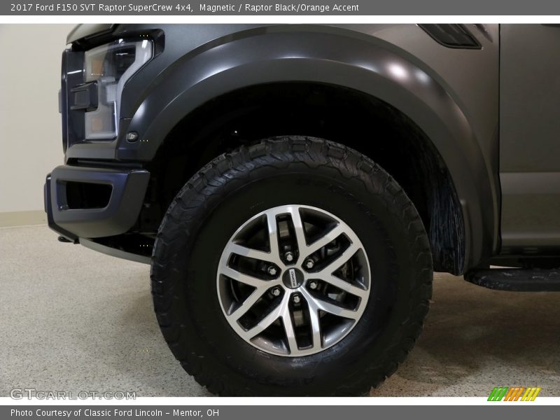 Magnetic / Raptor Black/Orange Accent 2017 Ford F150 SVT Raptor SuperCrew 4x4