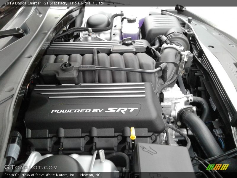 Triple Nickel / Black 2019 Dodge Charger R/T Scat Pack