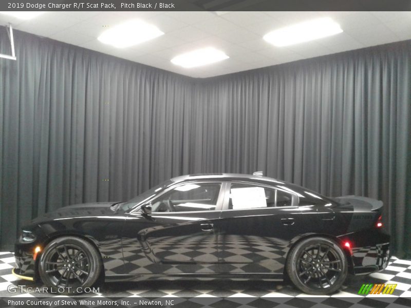 Pitch Black / Black 2019 Dodge Charger R/T Scat Pack