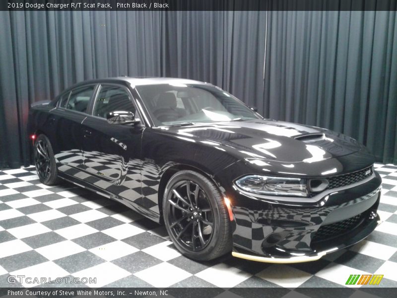 Pitch Black / Black 2019 Dodge Charger R/T Scat Pack