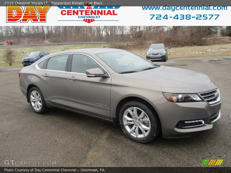 Pepperdust Metallic / Jet Black 2019 Chevrolet Impala LT