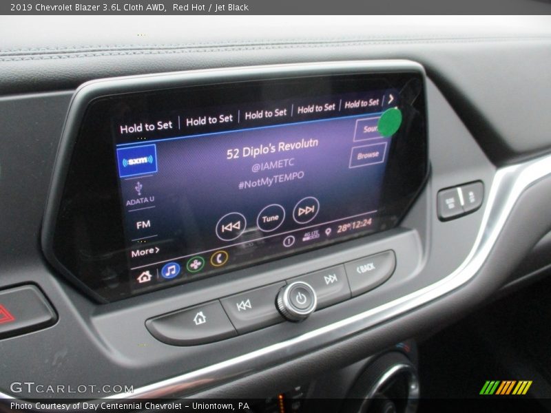 Red Hot / Jet Black 2019 Chevrolet Blazer 3.6L Cloth AWD