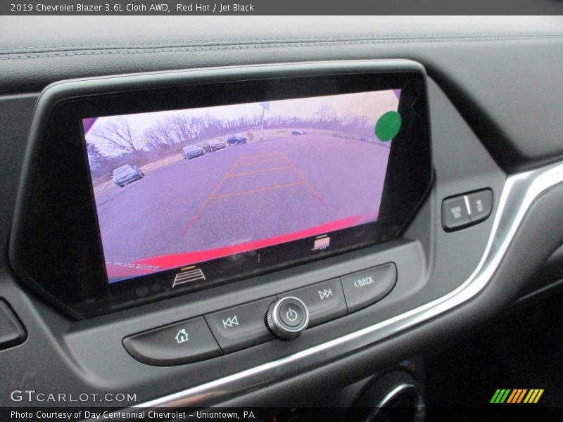 Red Hot / Jet Black 2019 Chevrolet Blazer 3.6L Cloth AWD