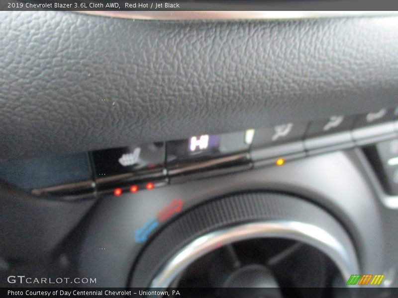 Red Hot / Jet Black 2019 Chevrolet Blazer 3.6L Cloth AWD