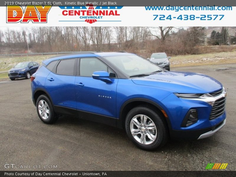 Kinetic Blue Metallic / Jet Black 2019 Chevrolet Blazer 3.6L Cloth