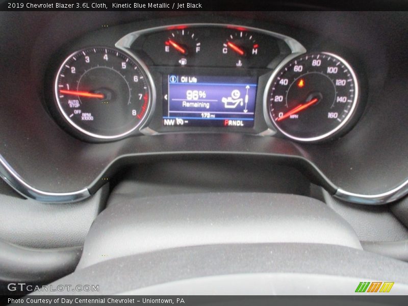Kinetic Blue Metallic / Jet Black 2019 Chevrolet Blazer 3.6L Cloth