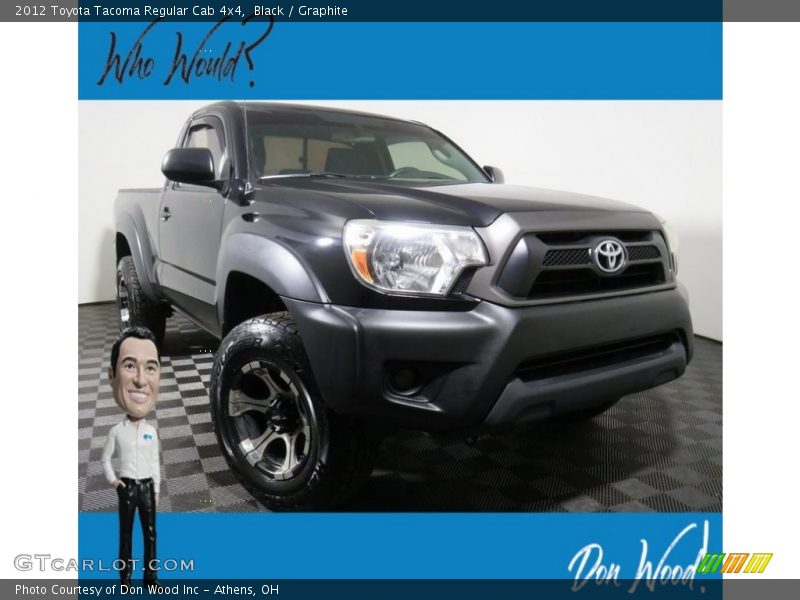 Black / Graphite 2012 Toyota Tacoma Regular Cab 4x4