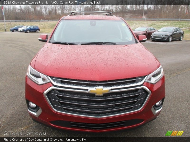 Cajun Red Tintcoat / Jet Black 2019 Chevrolet Traverse Premier AWD