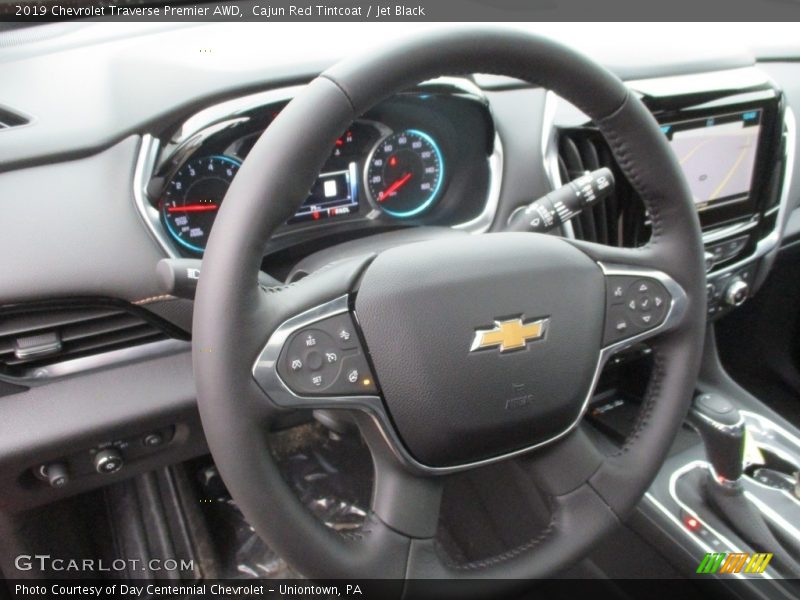 Cajun Red Tintcoat / Jet Black 2019 Chevrolet Traverse Premier AWD