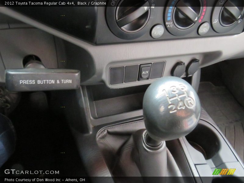 Black / Graphite 2012 Toyota Tacoma Regular Cab 4x4