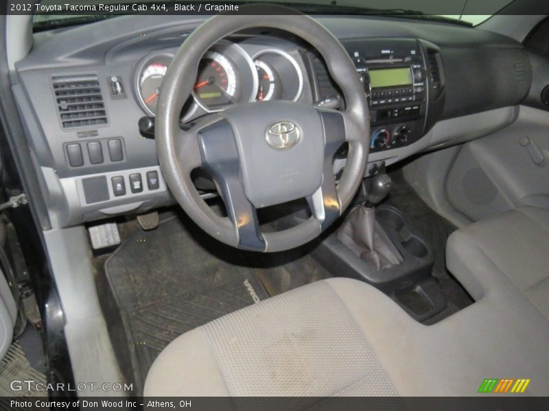 Black / Graphite 2012 Toyota Tacoma Regular Cab 4x4