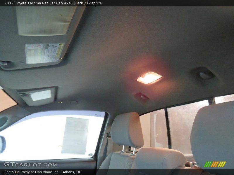 Black / Graphite 2012 Toyota Tacoma Regular Cab 4x4