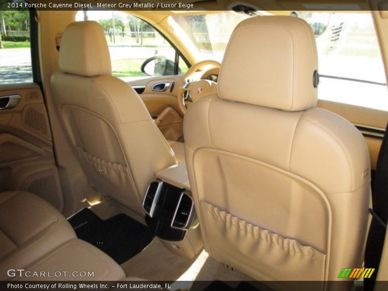 Meteor Grey Metallic / Luxor Beige 2014 Porsche Cayenne Diesel
