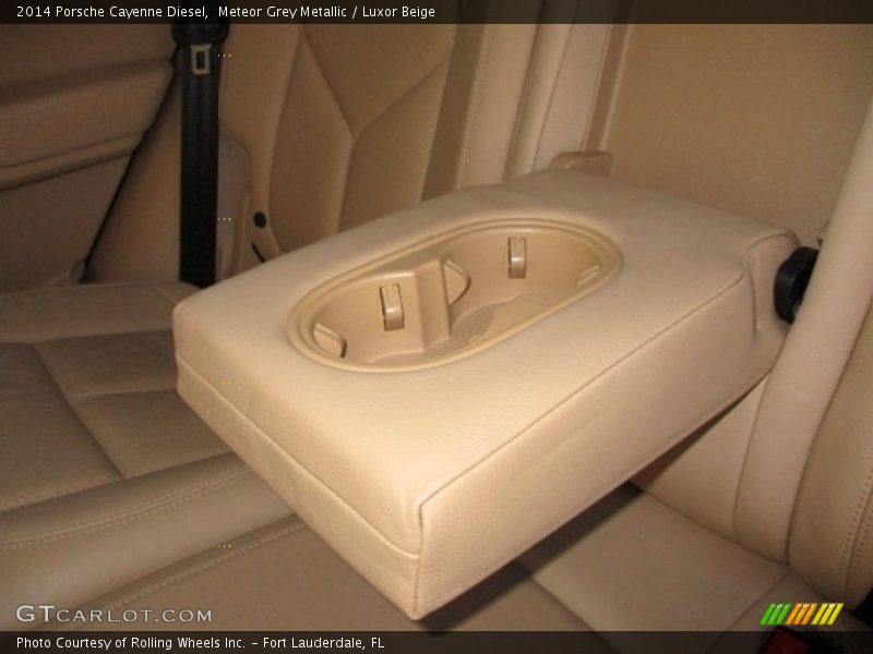 Meteor Grey Metallic / Luxor Beige 2014 Porsche Cayenne Diesel