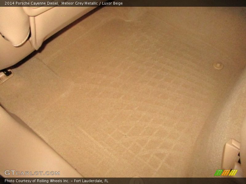 Meteor Grey Metallic / Luxor Beige 2014 Porsche Cayenne Diesel