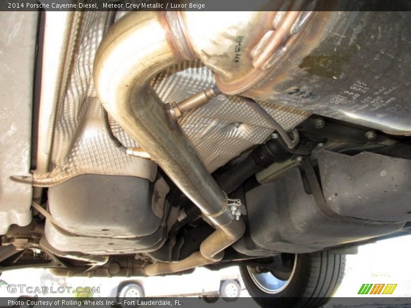 Meteor Grey Metallic / Luxor Beige 2014 Porsche Cayenne Diesel