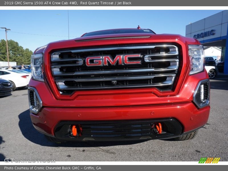 Red Quartz Tintcoat / Jet Black 2019 GMC Sierra 1500 AT4 Crew Cab 4WD