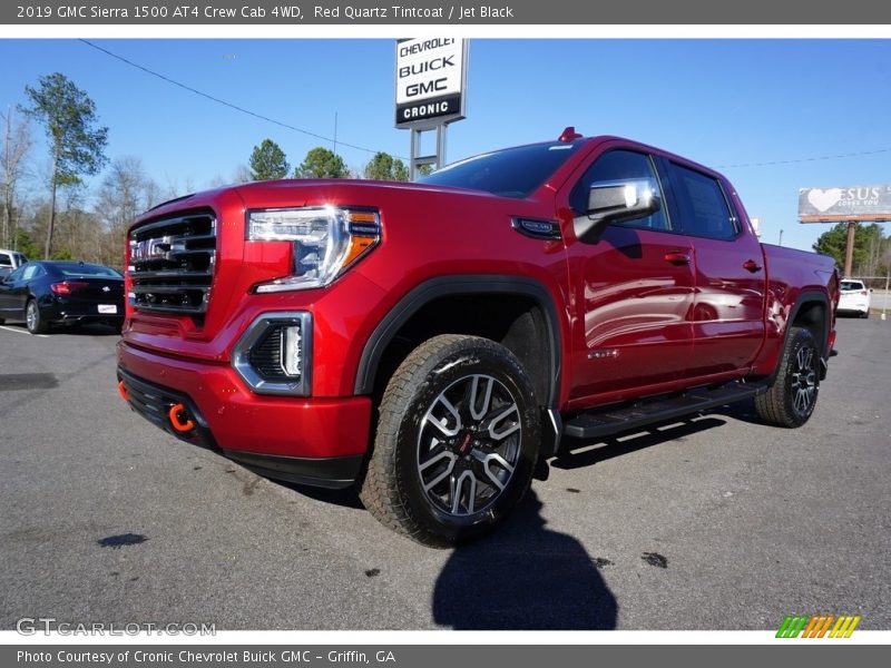 Red Quartz Tintcoat / Jet Black 2019 GMC Sierra 1500 AT4 Crew Cab 4WD